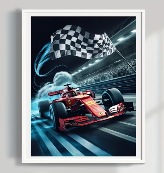 Diamond Painting Formel-1 Rennwagen